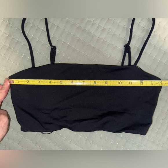 Garage Black Crop Tank open back!  Size XS GUC - Picture 4 of 7